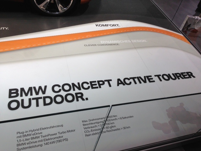 BMW Active Tourer Concept plug-in hybrid