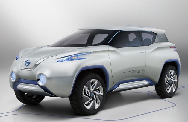 Nissan Terra electric suv concept front view